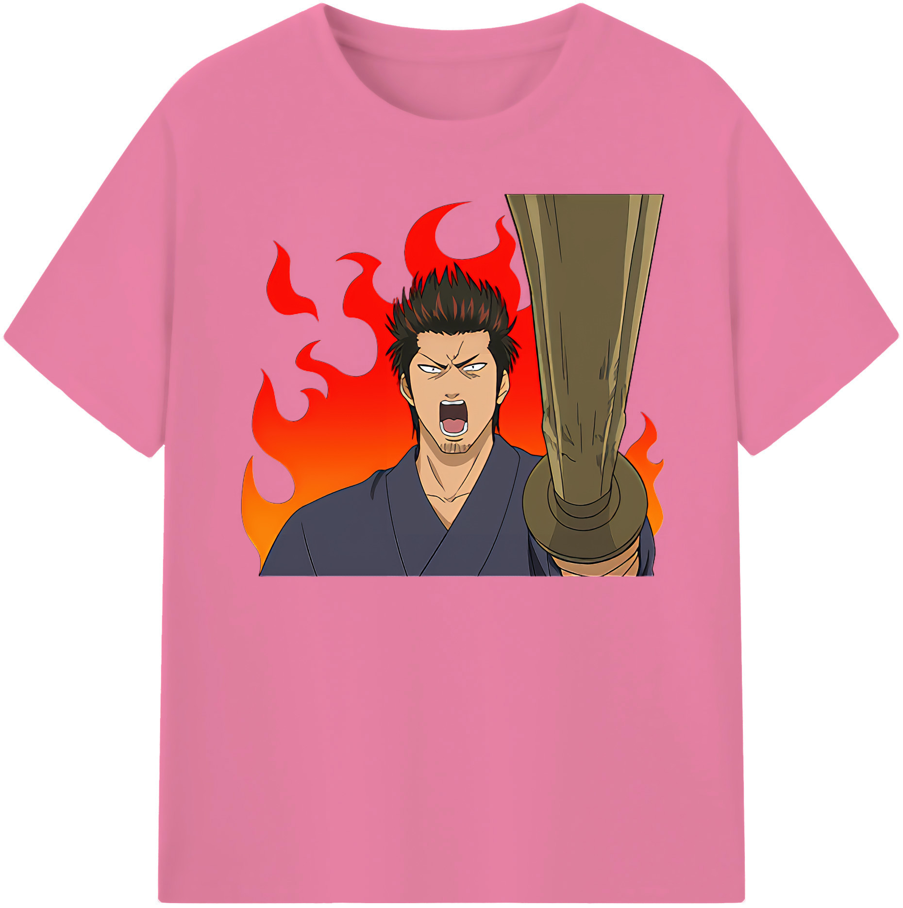 （画像用） ぎんたま 坂田銀時（さかたぎんとき） 神楽 志村新八（しむら しんぱち） GINTAMA Sakata Gintoki Kagura Shimura Shinpachi 綿100％半袖Tシャツ（フロントプリント）